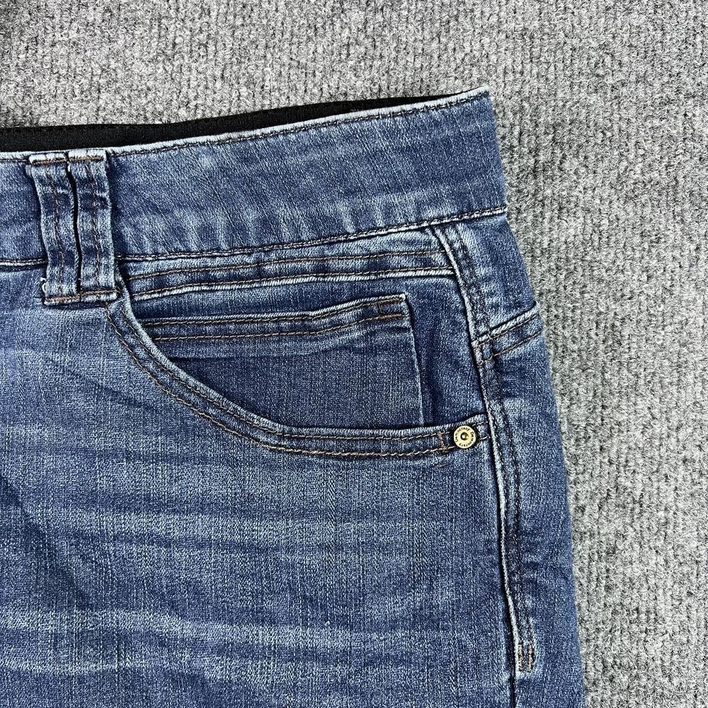 Democracy Ab Technology Skinny Jeans Womens 18W Blue Faded Stretch WNBB1873L8 - Picture 10 of 16